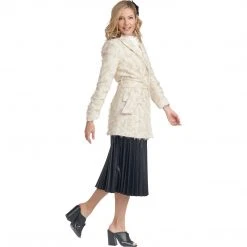 BURU White Label Val Vegan Leather Pleated Skirt - Black