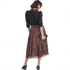 BURU White Label Peter Pan Tee - Black Lurex - Final Sale Tops