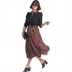 BURU White Label Peter Pan Tee - Black Lurex - Final Sale Tops