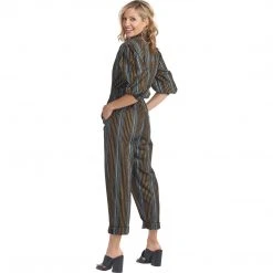 BURU White Label Jumpsuits Moms Only Jumpsuit - Lurex Stripe - Final Sale
