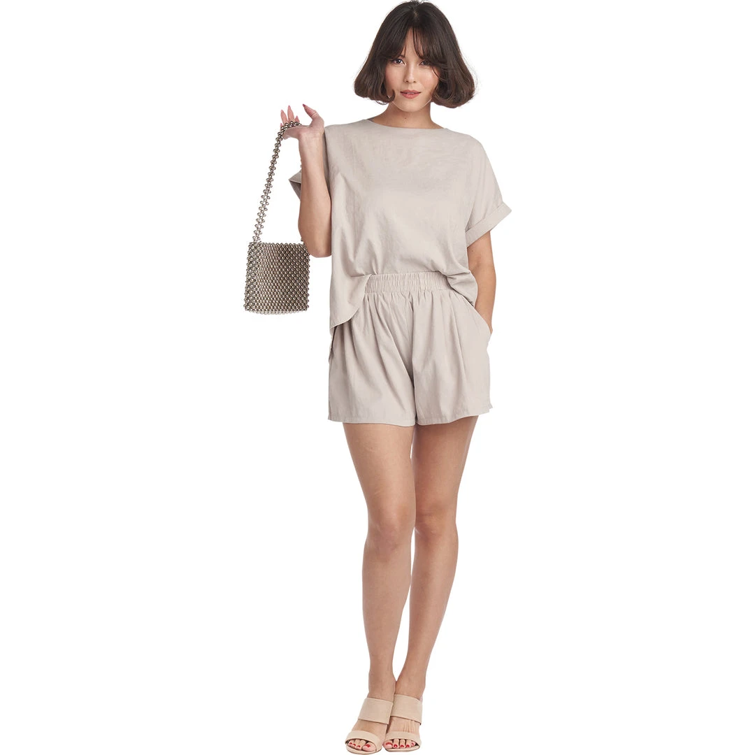 BURU White Label Tops Box Top - Sand 21 BURU White Label Tops Box Top - Sand