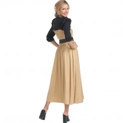 BURU White Label Peter Pan Tee - Black Lurex - Final Sale Tops