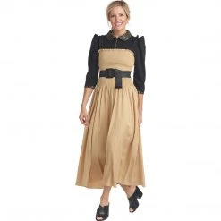 BURU White Label Peter Pan Tee - Black Lurex - Final Sale Tops