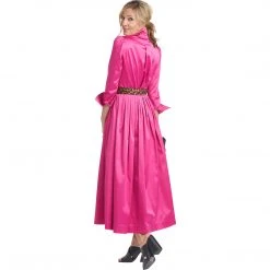 BURU Pink Label Long Sleeve Shirtdress - Pink Cotton Sateen