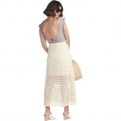 BURU White Label Tie Front Ruffle Swimsuit - Pewter - Final Sale 26 BURU White Label Tie Front Ruffle Swimsuit - Pewter - Final Sale