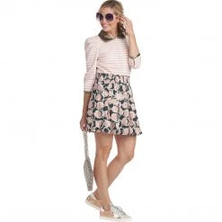 BURU White Label Clothing Peter Pan Tee - Blush Stripe