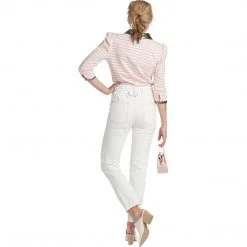 BURU White Label Clothing Peter Pan Tee - Blush Stripe