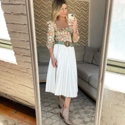 BURU Pink Label Square Neck Mini Dress - 70's Floral Dresses 18 BURU Pink Label Square Neck Mini Dress - 70's Floral Dresses