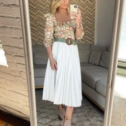 BURU Pink Label Square Neck Mini Dress - 70's Floral Dresses 15 BURU Pink Label Square Neck Mini Dress - 70's Floral Dresses