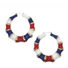 Buru Accessories Americana Hoops - Red, White & Blue