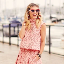 Buru Accessories Americana Hoops - Red, White & Blue