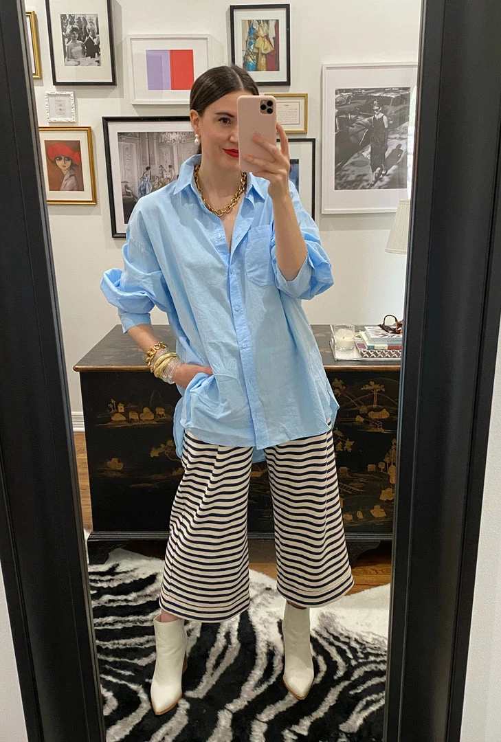 BURU White Label Boyfriend Shirt 2.0 - Blue 4 BURU White Label Boyfriend Shirt 2.0 - Blue