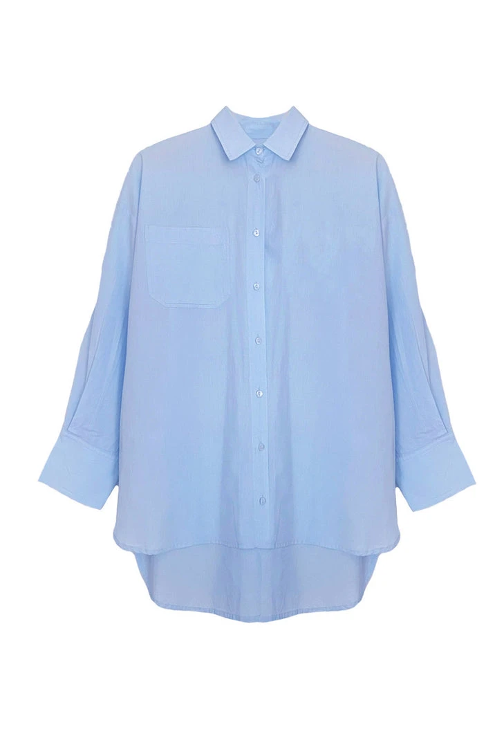 BURU White Label Boyfriend Shirt 2.0 - Blue 3 BURU White Label Boyfriend Shirt 2.0 - Blue