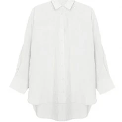 BURU White Label Boyfriend Shirt 2.0 - White Clothing