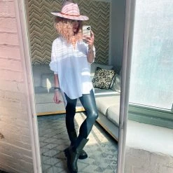 BURU White Label Boyfriend Shirt 2.0 - White Clothing