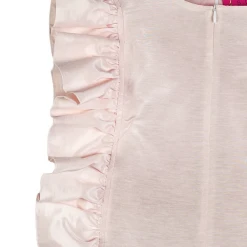 BURU Pink Label Clothing BURU X Megan Stokes Anniversary Ruffle Mini Dress - Pink Faille