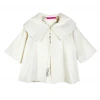 BURU Pink Label BURU X Megan Stokes Cropped Car Coat - Off White Cotton Faille Clothing