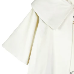 BURU Pink Label BURU X Megan Stokes Cropped Car Coat - Off White Cotton Faille Clothing