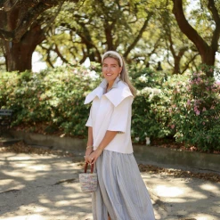 BURU Pink Label BURU X Megan Stokes Cropped Car Coat - Off White Cotton Faille Clothing