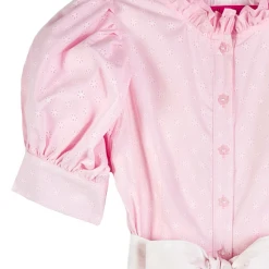 BURU Pink Label BURU X Megan Stokes Puff Sleeve Day Gown - Pink Daisy