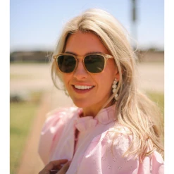 BURU Pink Label BURU X Megan Stokes Puff Sleeve Day Gown - Pink Daisy