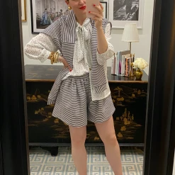 BURU Pink Label Clothing BURU X VAL Bow Blouse - Spots