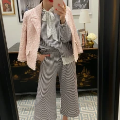 BURU Pink Label Clothing BURU X VAL Bow Blouse - Spots