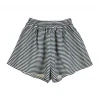 BURU Pink Label BURU X Val Everyday Shorts - Ivory & Navy Knit - PRE-SALE