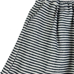 BURU Pink Label BURU X Val Everyday Shorts - Ivory & Navy Knit - PRE-SALE