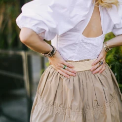 BURU White Label Everyday Mini Skirt - Khaki