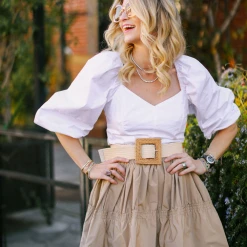 BURU White Label Everyday Mini Skirt - Khaki