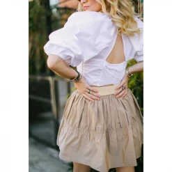 BURU White Label Everyday Mini Skirt - Khaki