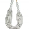 Buru Accessories Bam Bam Bauble Necklace - White