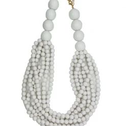 Buru Accessories Bam Bam Bauble Necklace - White