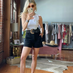 BURU White Label Sailor Denim Shorts - Black 10 BURU White Label Sailor Denim Shorts - Black