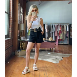 BURU White Label Sailor Denim Shorts - Black 12 BURU White Label Sailor Denim Shorts - Black