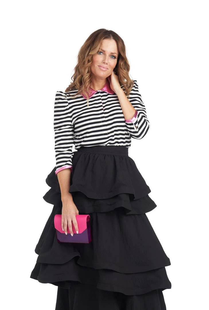 BURU White Label Peter Pan Tee - Black 4 BURU White Label Peter Pan Tee - Black