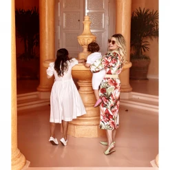 BURU Bow Housecoat - Pink Lily - PRE-SALE