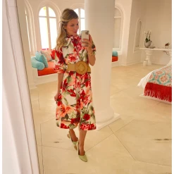 BURU Bow Housecoat - Pink Lily - PRE-SALE