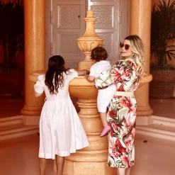 BURU Bow Housecoat - Pink Lily - PRE-SALE