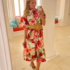 BURU Bow Housecoat - Pink Lily - PRE-SALE