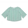 BURU White Label Clothing Boxy Mom Crop - Green & Pink Plaid 1 BURU White Label Clothing Boxy Mom Crop - Green & Pink Plaid