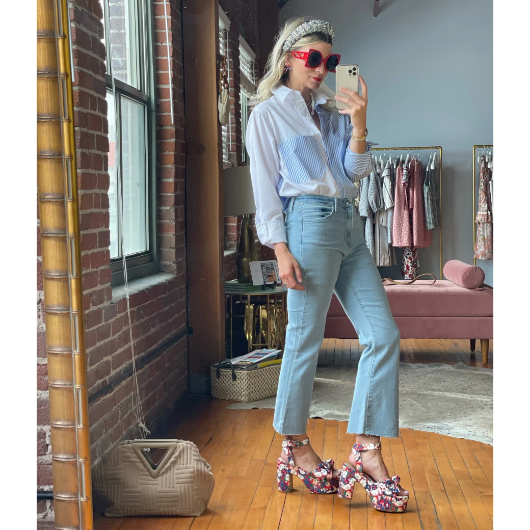 Buru Accessories Floral Platforms - Red, White & Blue 12 Buru Accessories Floral Platforms - Red, White & Blue