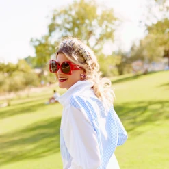 BURU White Label Boyfriend Shirt 2.0 - Blue Stripe