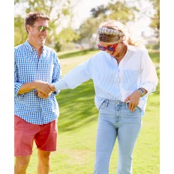 BURU White Label Boyfriend Shirt 2.0 - Blue Stripe