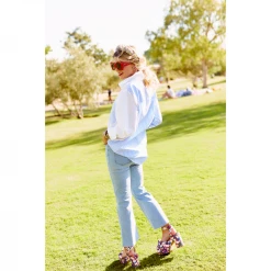 BURU White Label Boyfriend Shirt 2.0 - Blue Stripe