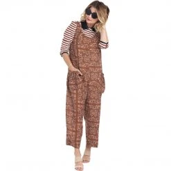 BURU White Label Clothing Bandana Jumpsuit - Brown 17 BURU White Label Clothing Bandana Jumpsuit - Brown