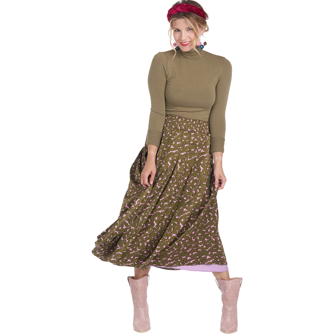 BURU White Label Tops The Everyday Turtleneck - Olive 13 BURU White Label Tops The Everyday Turtleneck - Olive