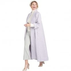 BURU Pink Label Clothing Swing Coat - Lavender Woven Cotton - PRE-SALE