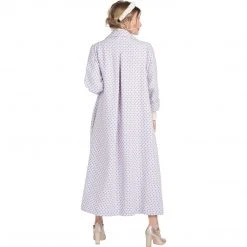 BURU Pink Label Clothing Swing Coat - Lavender Woven Cotton - PRE-SALE